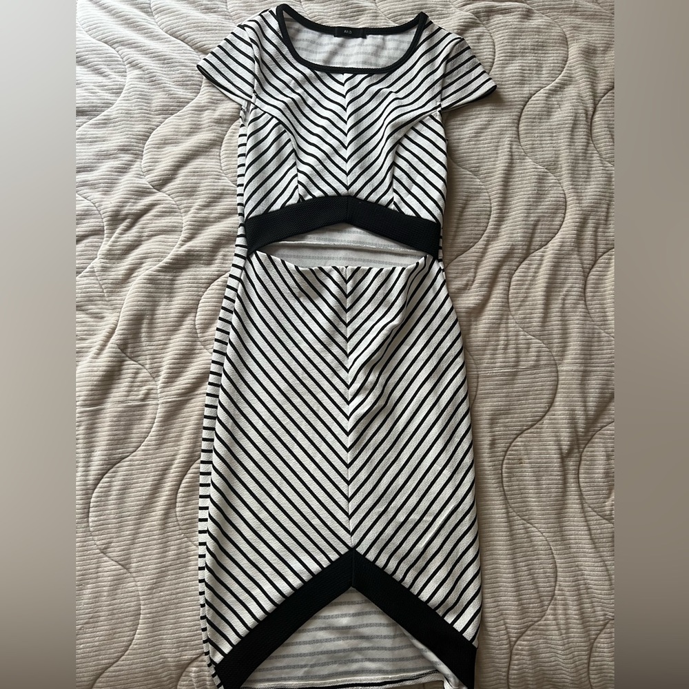 Black and white dress
